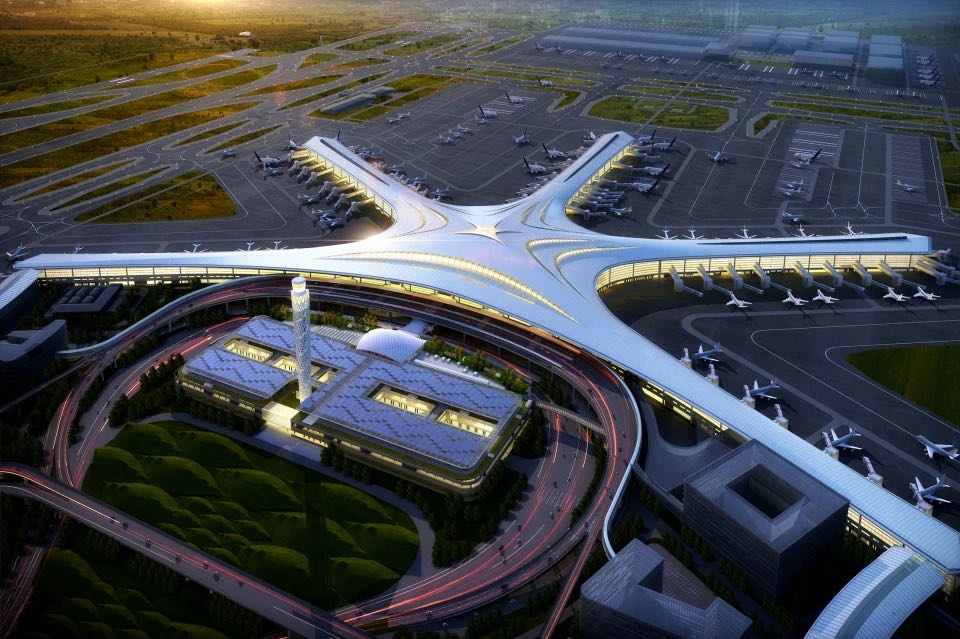 97条登机桥全部中集造青岛胶东国际机场正式投运