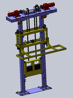 悬臂型提升机——双立柱式