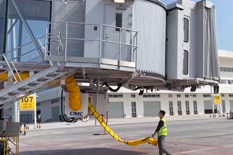 中集天达吉荣最新一代电动风管机产品首次成规模入驻国内民航机场